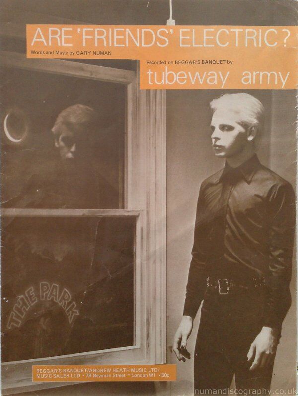 Gary Numan Sheet Music Are 'Friends' Electric